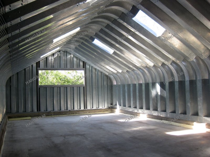 построить ангар